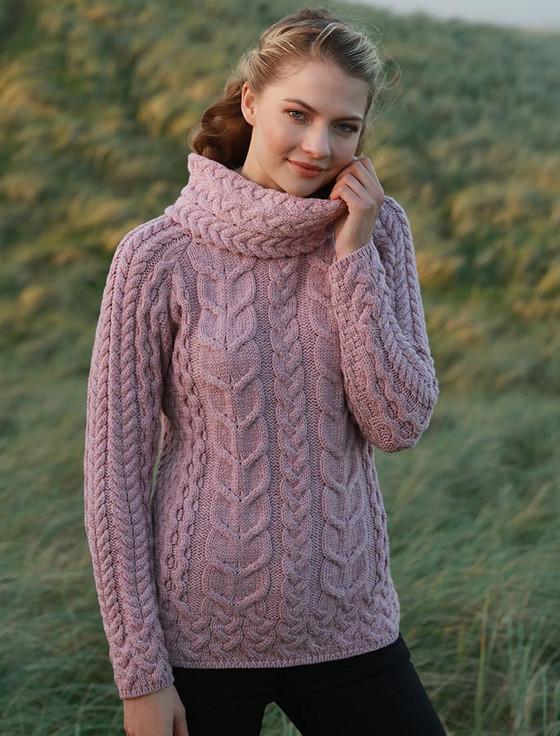 aran cashmere Super Soft Cowl Neck Aran‎‎‎‎‎