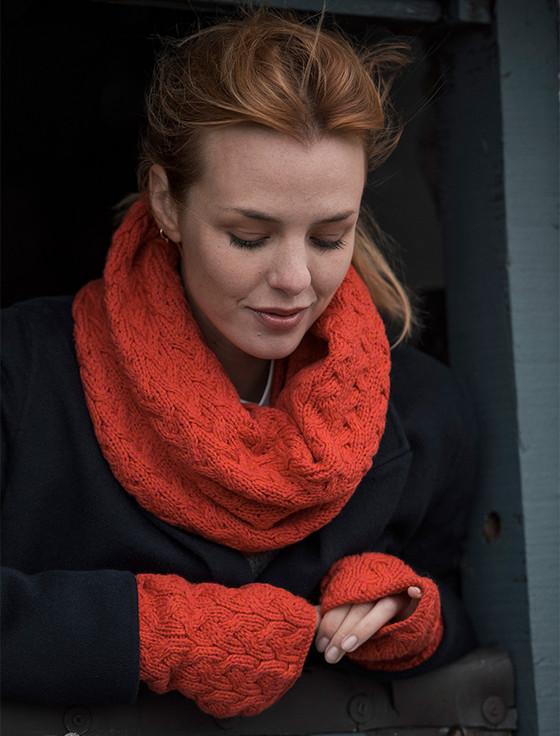 Aran Cashmere Super Soft ‎Lo‎ng Fingerless Mittens