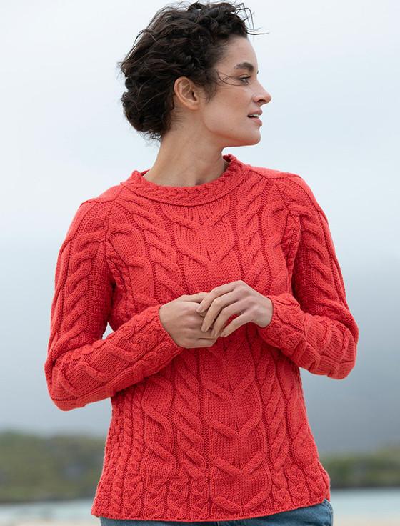 aran cashmere Super Soft Luxury Cable Knit Aran