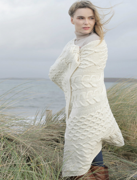 aran cashmere Super Soft Patchwork Throw