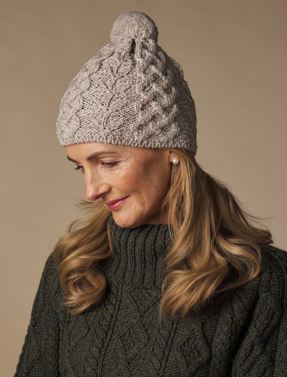 Aran Cashmere Super Soft Tree Of Life Hat
