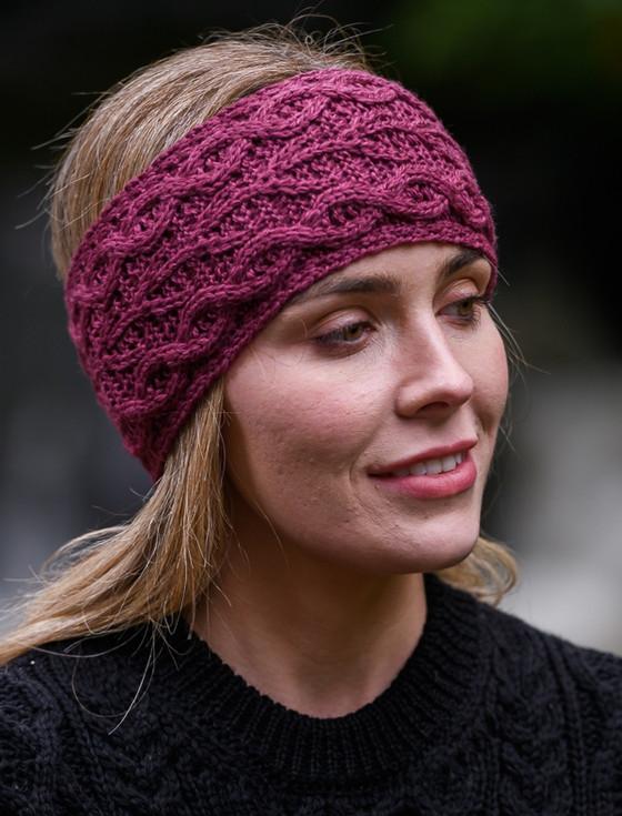 aran cashmere Super Soft Tree of Life Headband