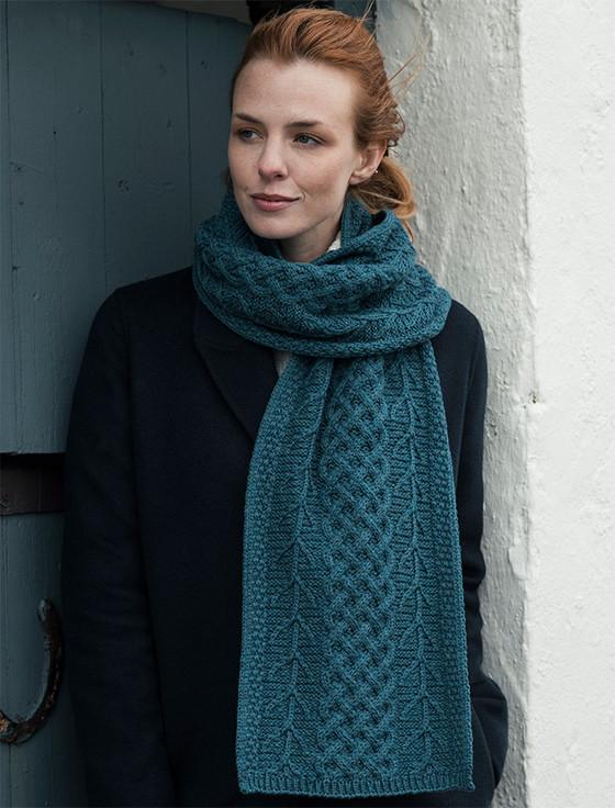 Aran Cashmere Super Soft Tree Of Life Scarf