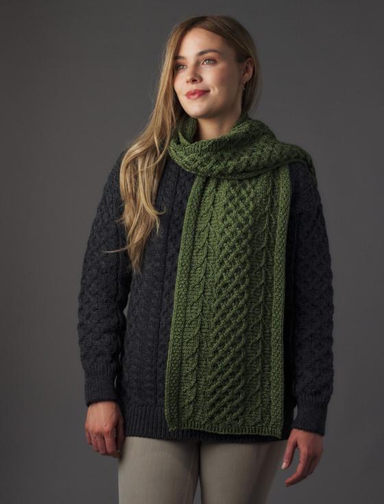 aran cashmere Super Soft Tree of Life Scarf