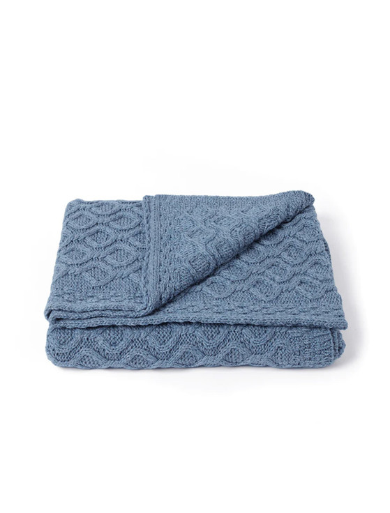 Aran Cashmere Super Soft Wool Aran Throw