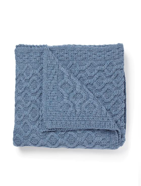 Aran Cashmere Super Soft Wool Aran Throw
