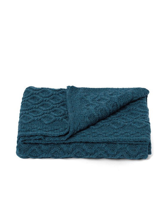 aran cashmere Super Soft Wool Aran Throw
