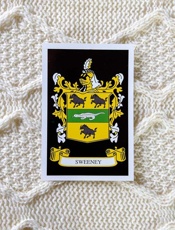 Aran Cashmere Sweeney Clan Aran Throw