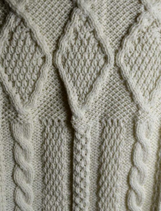 Aran Cashmere Sweeney Clan Scarf