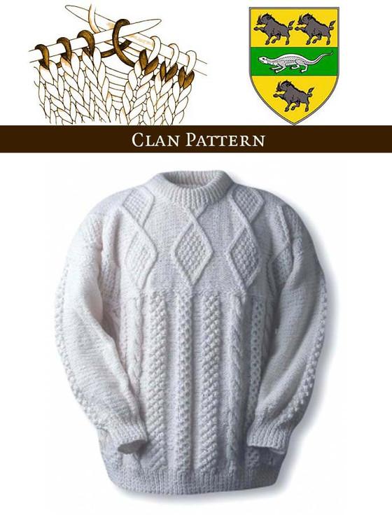 aran cashmere Sweeney Knitting Pattern