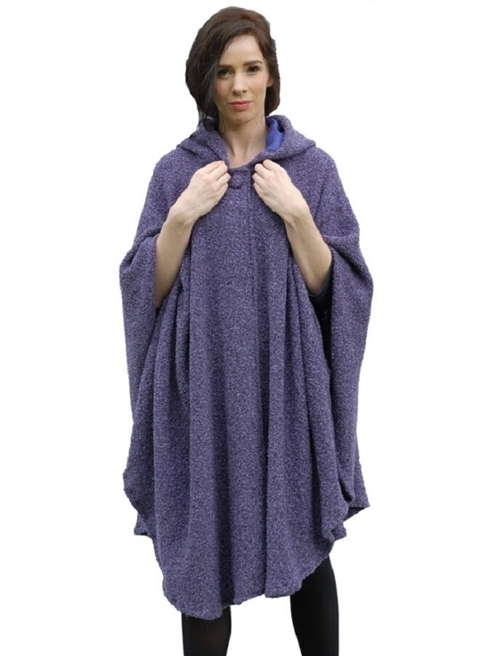 Aran Cashmere Tara Cashmere Blend Hooded Cape