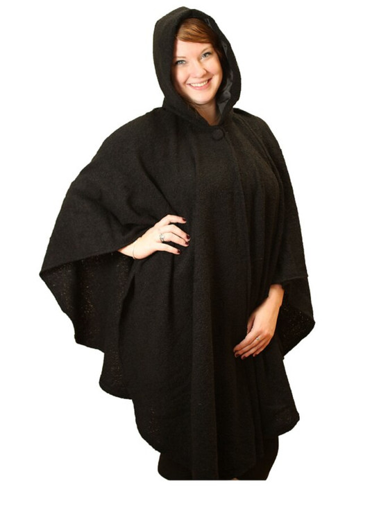 Aran Cashmere Tara Cashmere Blend Hooded Cape