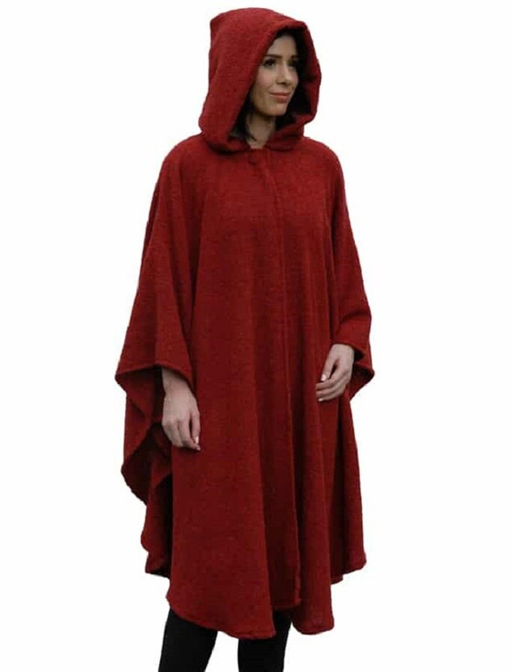 aran cashmere Tara Cashmere Blend Hooded Cape
