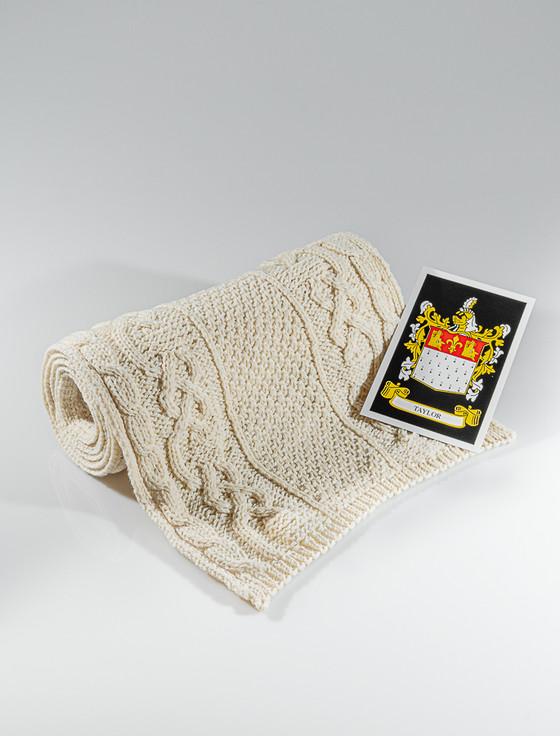 aran cashmere Taylor Clan Scarf