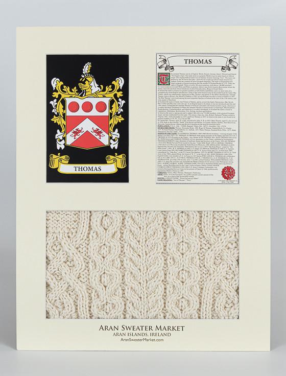 Aran Cashmere Thomas Clan Aran & History Display