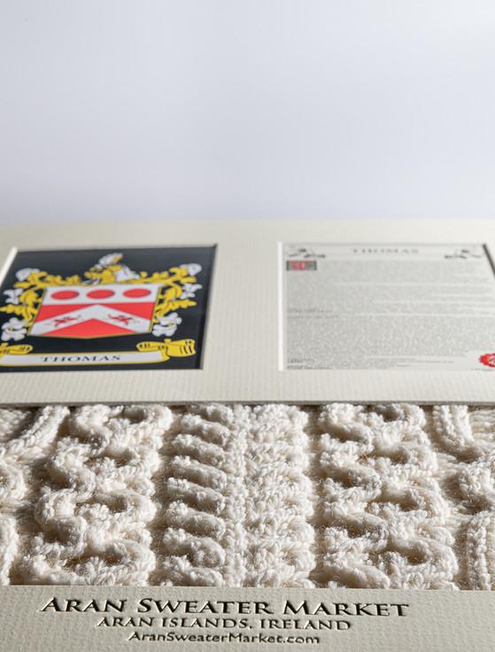 Aran Cashmere Thomas Clan Aran & History Display