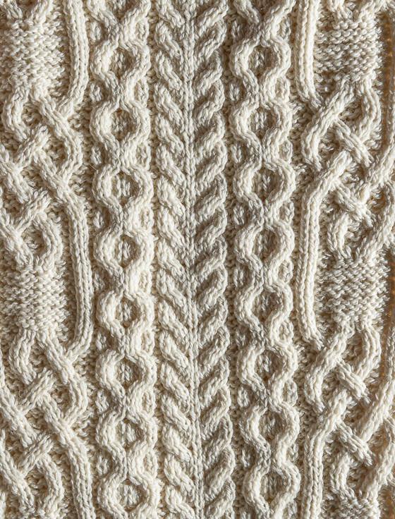 Aran Cashmere Thomas Clan Scarf