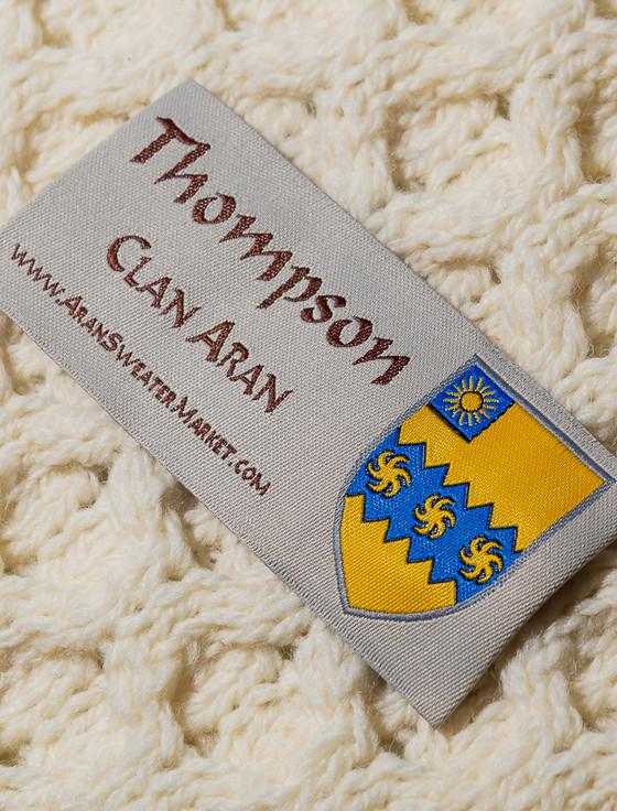 Aran Cashmere Thompson Clan Aran Throw
