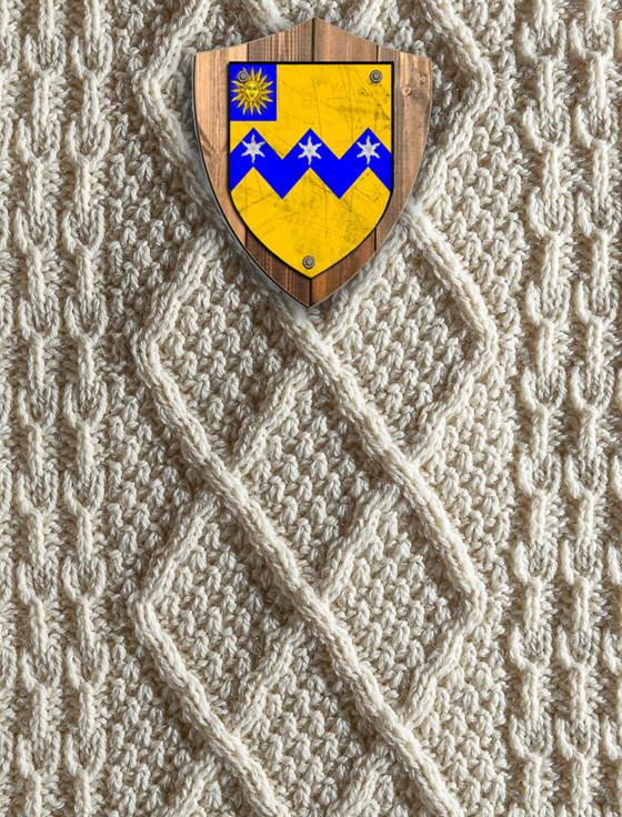 aran cashmere Thompson Clan Aran Throw