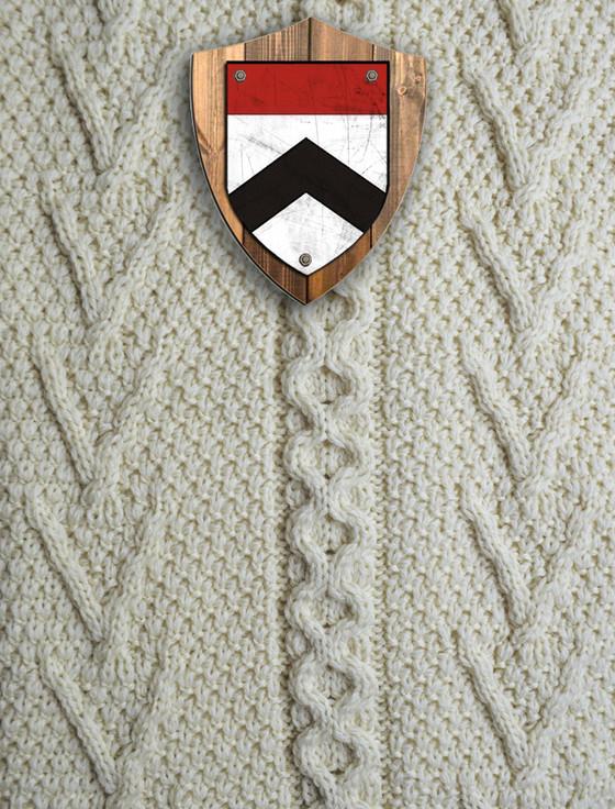 aran cashmere Tierney Clan Aran Throw