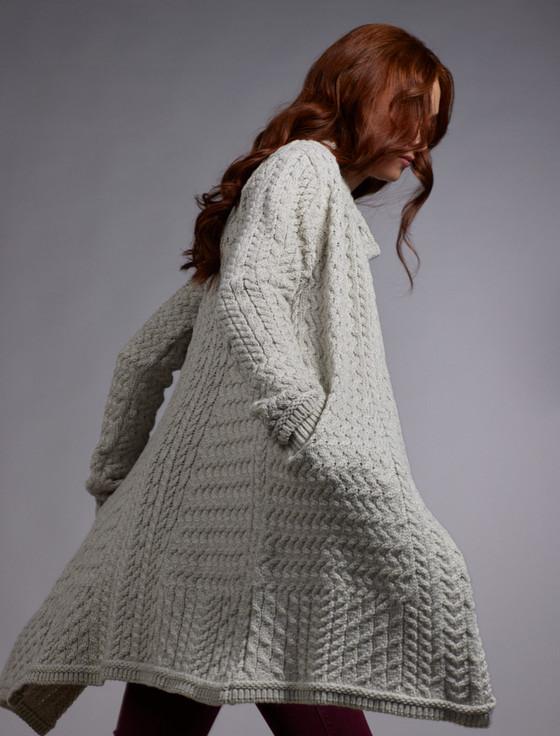 Aran Cashmere Trellis Aran Coat‎‎‎