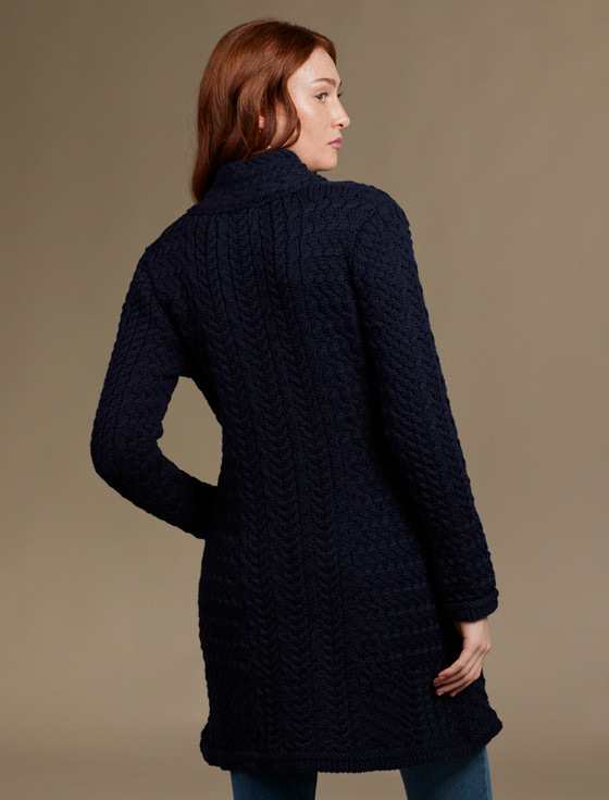 Aran Cashmere Trellis Aran Coat‎