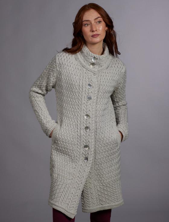 Aran Cashmere Trellis Aran Coat‎‎‎‎