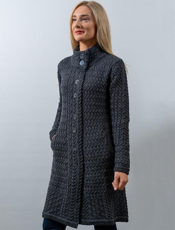 aran cashmere Trellis Aran Coat‎‎‎‎