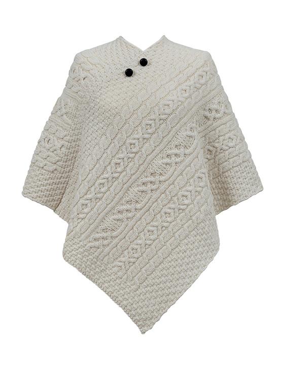 aran cashmere Turner Clan Aran Poncho