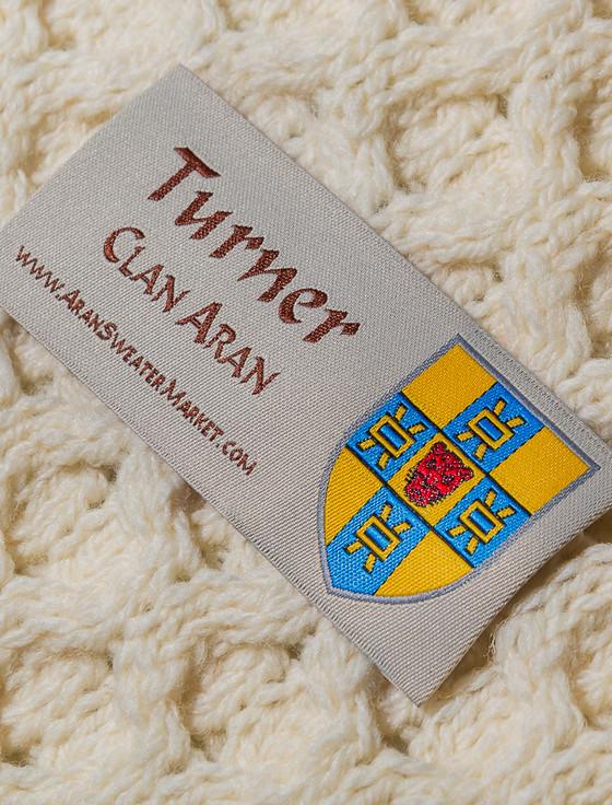 Aran Cashmere Turner Clan Aran Throw