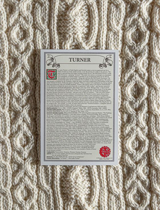 Aran Cashmere Turner Clan Scarf