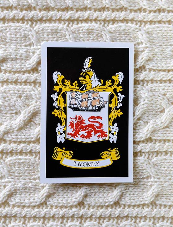 Aran Cashmere Twomey Clan Aran Throw