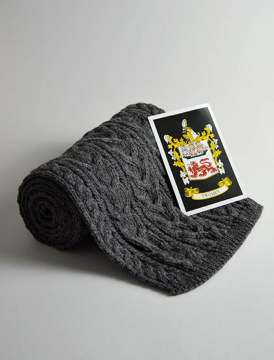 Aran Cashmere Twomey Clan Scarf