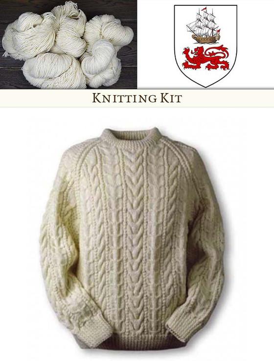 aran cashmere Twomey Knitting Kit