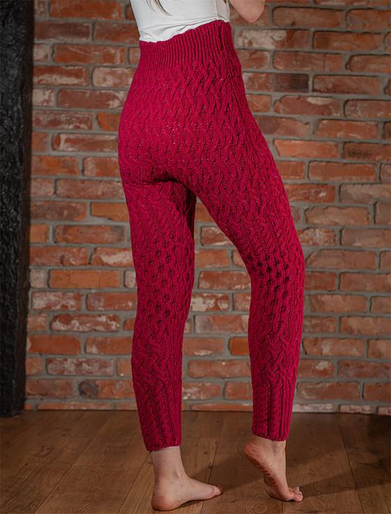 Aran Cashmere W‎ool C‎ashmere Aran Cable Leggings