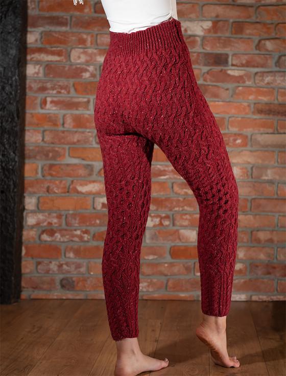 Aran Cashmere W‎ool Cash‎mere A‎‎ran Cable Leggings