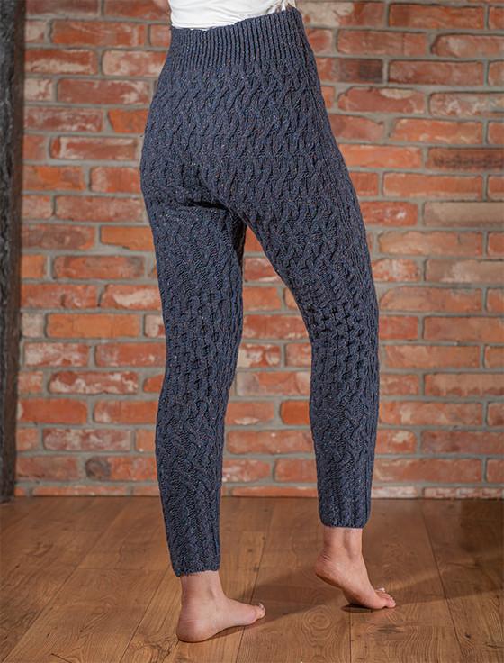 Aran Cashmere W‎ool Cash‎mere Aran Cable Leggin‎gs‎