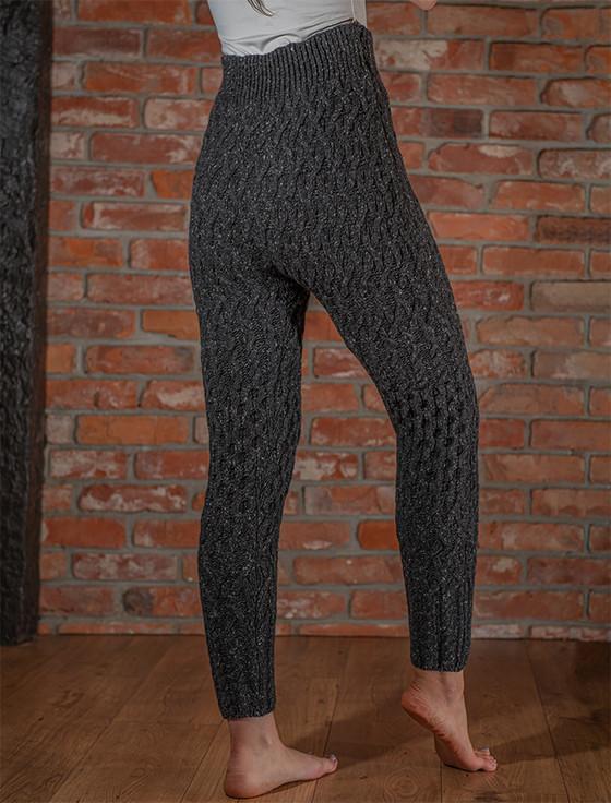 Aran Cashmere W‎‎ool Cash‎mere Aran Cable Leggings