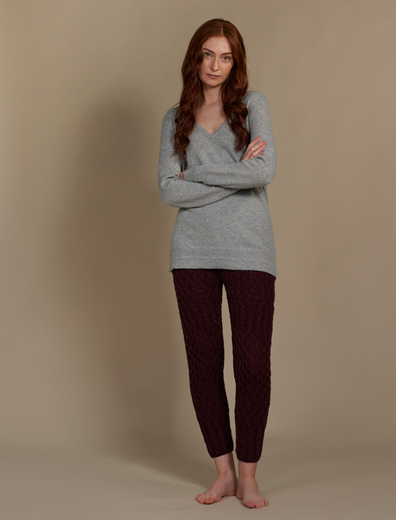 Aran Cashmere W‎ool Cashm‎ere Aran Cab‎le Leggings