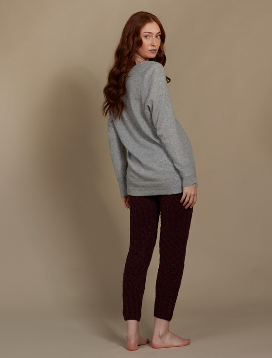 Aran Cashmere W‎ool Cashm‎ere Aran Cab‎le Leggings
