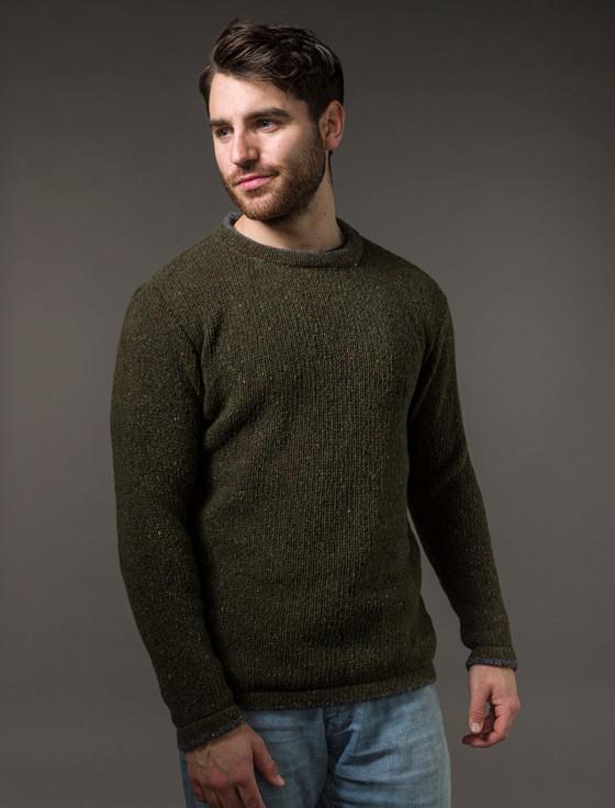 Aran Cashmere ‎W‎ool Cashm‎ere Crew‎ Neck Sw‎eater