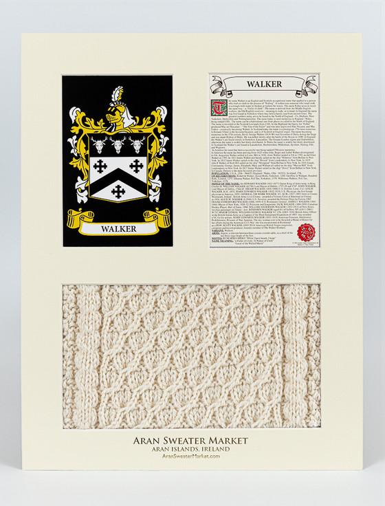 Aran Cashmere Walker Clan Aran & History Display