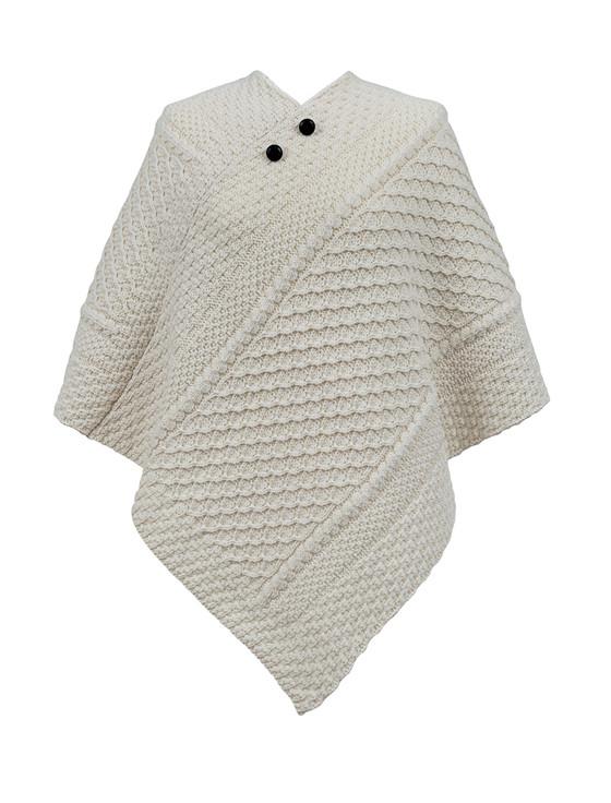 aran cashmere Walker Clan Aran Poncho