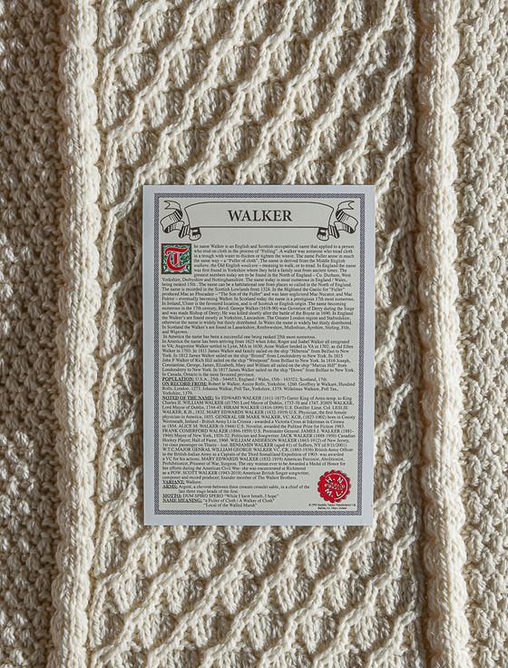 Aran Cashmere Walker Clan Aran Throw