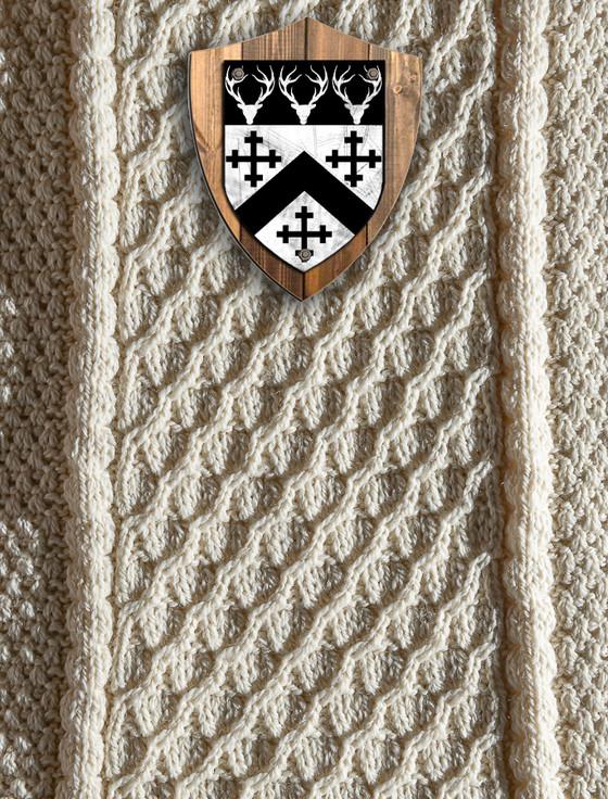 aran cashmere Walker Clan Aran Throw