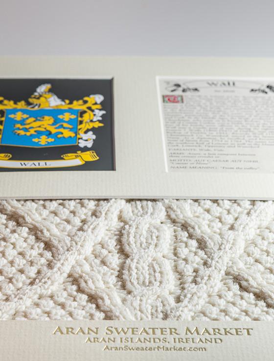 Aran Cashmere Wall Clan Aran & History Display