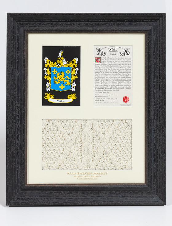 aran cashmere Wall Clan Aran & History Display