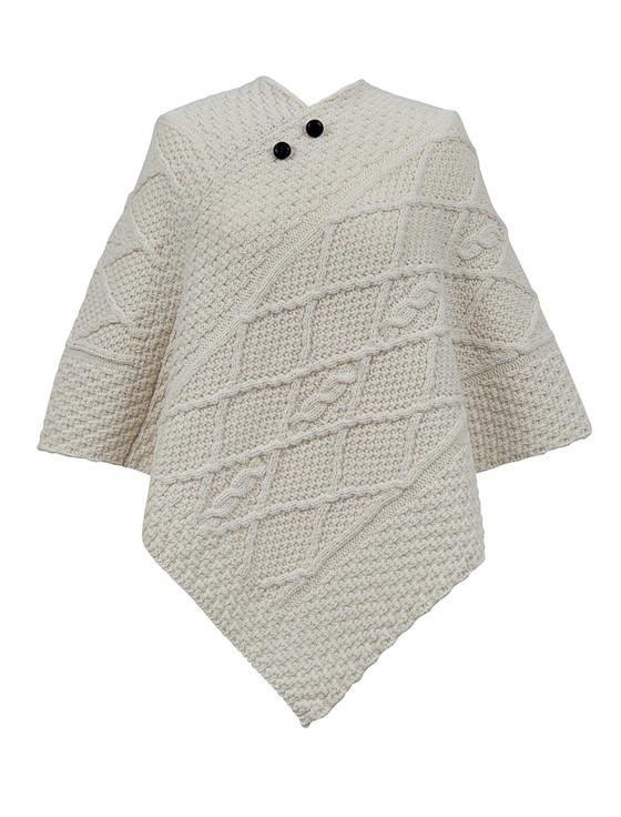 aran cashmere Wall Clan Aran Poncho