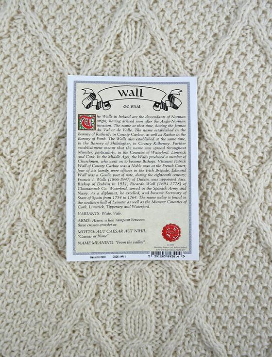 Aran Cashmere Wall Clan Scarf