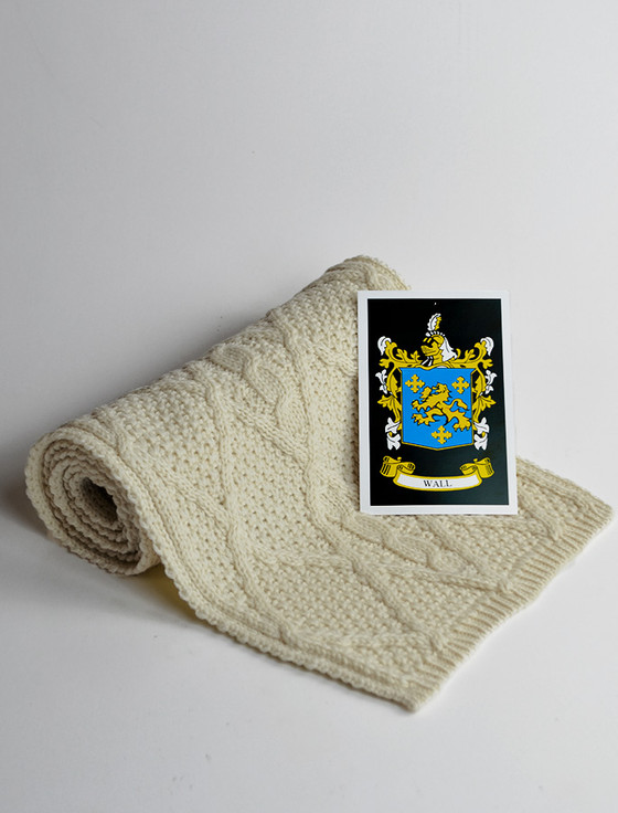 aran cashmere Wall Clan Scarf